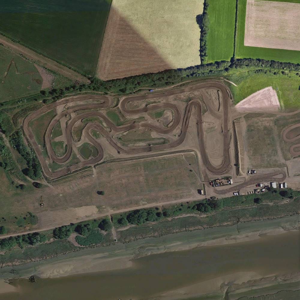 Preston docks mx aerial view