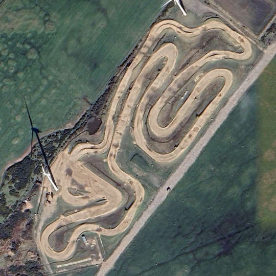 Haverigg mx 2025 aerial view.